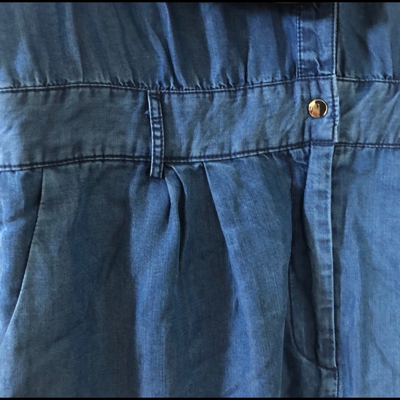 Forever 21 Blue and Gold Romper - Picture 5 of 6